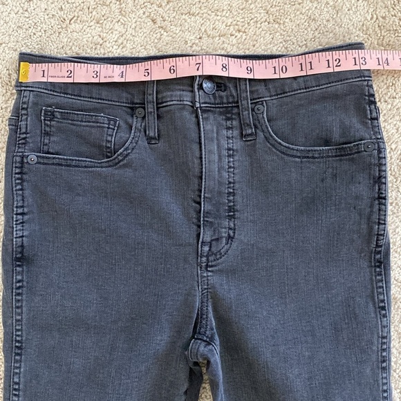 Madewell Stovepipe Jeans in Banberry Wash Raw-Hem Edition Size 26 - Picture 10 of 14